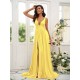 Charming Jersey Ruffles V-neck Sleeveless Bridesmaid Dresses