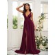 Charming Jersey Ruffles V-neck Sleeveless Bridesmaid Dresses